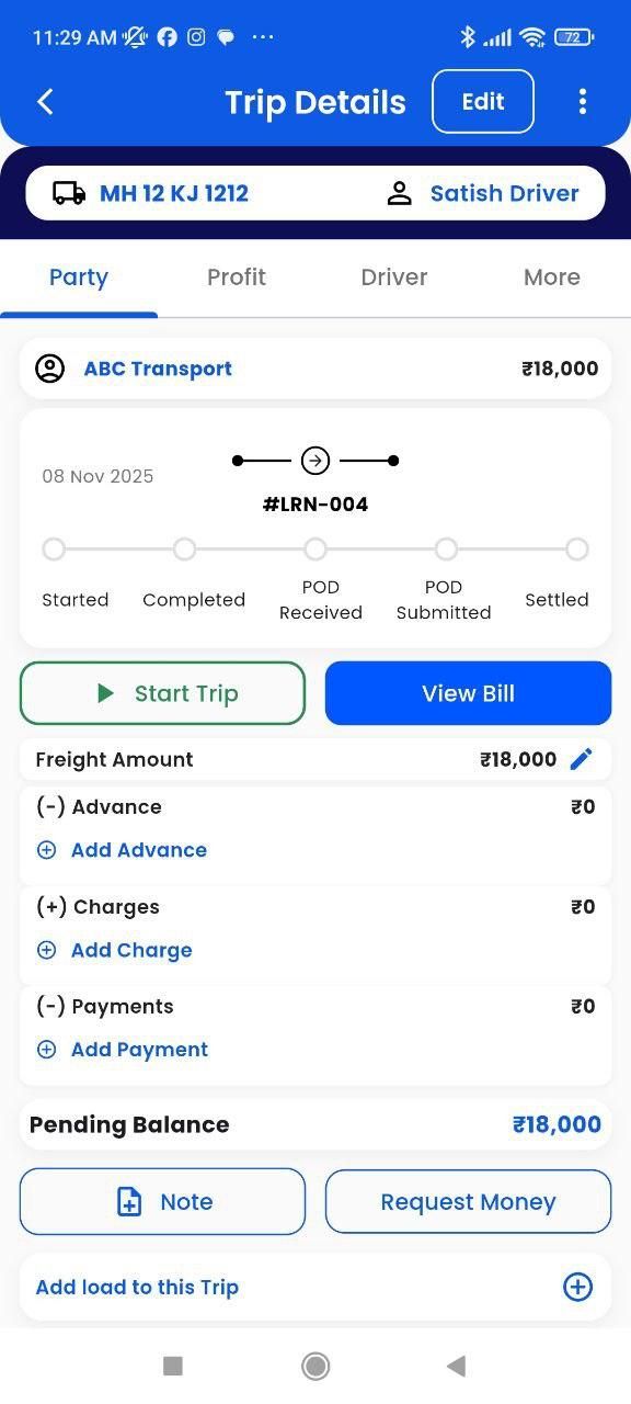 TMS Book Trip Details